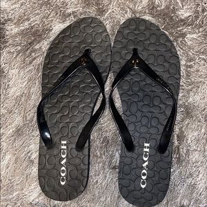 Coach flip flops NWOT